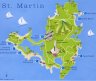 St. Maarten map
